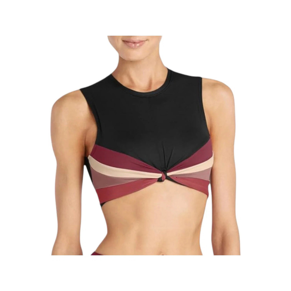 Robin Piccone Women's Billie Tank Top Black/Rose Combo - Regular